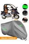 MotoEN  Vinleks Gri Bmw C1 Uyumlu Motosiklet Brandası Lüx Kalite (Kilit Uyumlu) thumbnail 1