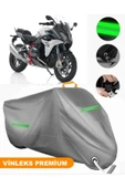 MotoEN  Vinleks Gri Bmw R 1200 RS Uyumlu Motosiklet Brandası Lüx Kalite (Kilit Uyumlu) thumbnail 1