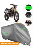 MotoEN  Vinleks Gri CABALLERO 500 Deluxe Uyumlu Motosiklet Brandası Lüx Kalite (Kilit Uyumlu) thumbnail 1