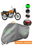 MotoEN  Vinleks Gri Bmw R 60-7 Arka Çanta Uyumlu Motosiklet Brandası (Kilit Uyumlu) thumbnail 1