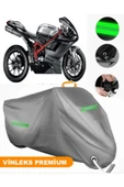 MotoEN  Vinleks Gri Ducati 848 Evo Uyumlu Motosiklet Brandası Lüx Kalite (Kilit Uyumlu) thumbnail 1