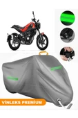 MotoEN  Vinleks Gri Benelli Leoncino 250 Uyumlu Motosiklet Brandası Lüx Kalite (Kilit Uyumlu) thumbnail 1