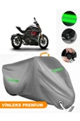 MotoEN  Vinleks Gri Ducati Diavel 1260 S Uyumlu Motosiklet Brandası Lüx Kalite (Kilit Uyumlu) thumbnail 1