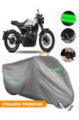 MotoEN  Vinleks Gri Brixton Crossfire 125 Uyumlu Motosiklet Brandası Lüx Kalite (Kilit Uyumlu) thumbnail 1