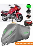 MotoEN  Vinleks Gri Bmw R 1100 RS Arka Çanta Uyumlu Motosiklet Brandası (Kilit Uyumlu) thumbnail 1