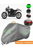 MotoEN  Vinleks Gri Bmw R 100 R Arka Çanta Uyumlu Motosiklet Brandası (Kilit Uyumlu) thumbnail 1