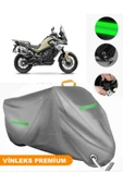 MotoEN  Vinleks Gri CF Moto 800MT Sport Uyumlu Motosiklet Brandası Lüx Kalite (Kilit Uyumlu) - 1