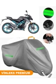 MotoEN  Vinleks Gri CF Moto 150NK Uyumlu Motosiklet Brandası Lüx Kalite (Kilit Uyumlu) thumbnail 1