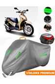 MotoEN  Vinleks Gri Dorado Arcon 150 Arka Çanta Uyumlu Motosiklet Brandası (Kilit Uyumlu) - 1