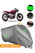 MotoEN  Vinleks Gri Bmw R 65 Uyumlu Motosiklet Brandası Lüx Kalite (Kilit Uyumlu) thumbnail 1