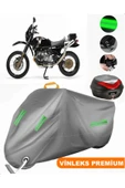 MotoEN  Vinleks Gri Bmw R 100 GS Arka Çanta Uyumlu Motosiklet Brandası (Kilit Uyumlu) thumbnail 1