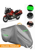 MotoEN  Vinleks Gri Bmw K 1600 GTL Uyumlu Motosiklet Brandası Lüx Kalite (Kilit Uyumlu) thumbnail 1