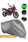 MotoEN  Vinleks Gri Benelli TRK 251 Uyumlu Motosiklet Brandası Lüx Kalite (Kilit Uyumlu) thumbnail 1