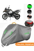 MotoEN  Vinleks Gri Bmw R 1200 GS Arka Çanta Uyumlu Motosiklet Brandası (Kilit Uyumlu) thumbnail 1