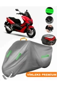 MotoEN  Vinleks Gri BuMoto/Jinling Regnum 250CC Arka Çanta Uyumlu Motosiklet Brandası (Kilit Uyumlu) - 1