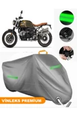 MotoEN  Vinleks Gri Bmw R Nine T Scrambler Uyumlu Motosiklet Brandası Lüx Kalite (Kilit Uyumlu) thumbnail 1