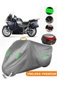 MotoEN  Vinleks Gri Bmw K 1300 GT Arka Çanta Uyumlu Motosiklet Brandası (Kilit Uyumlu) thumbnail 1