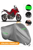 MotoEN  Vinleks Gri Ducati Multistrada 1260 S Uyumlu Motosiklet Brandası Lüx Kalite (Kilit Uyumlu) - 1