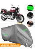 MotoEN  Vinleks Gri Honda CBF 500 Uyumlu Motosiklet Brandası Lüx Kalite (Kilit Uyumlu) - 1