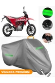 MotoEN  Vinleks Gri Gas Gas SM 700 Uyumlu Motosiklet Brandası Lüx Kalite (Kilit Uyumlu) thumbnail 1