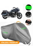 MotoEN  Vinleks Gri Honda CTX 1300 Uyumlu Motosiklet Brandası Lüx Kalite (Kilit Uyumlu) thumbnail 1