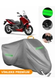 MotoEN  Vinleks Gri Honda NC 700 DC Integra Uyumlu Motosiklet Brandası Lüx Kalite (Kilit Uyumlu) thumbnail 1
