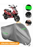 MotoEN  Vinleks Gri Gilera Runner 180 Uyumlu Motosiklet Brandası Lüx Kalite (Kilit Uyumlu) thumbnail 1