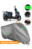 MotoEN  Vinleks Gri Falcon Mocco 125 Uyumlu Motosiklet Brandası Lüx Kalite (Kilit Uyumlu) thumbnail 1