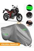 MotoEN  Vinleks Gri Honda CB 650 F Uyumlu Motosiklet Brandası Lüx Kalite (Kilit Uyumlu) thumbnail 1