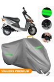MotoEN  Vinleks Gri Honda SCV 100 F Beat Uyumlu Motosiklet Brandası Lüx Kalite (Kilit Uyumlu) thumbnail 1