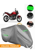 MotoEN  Vinleks Gri Honda NC 750 S DCT Uyumlu Motosiklet Brandası Lüx Kalite (Kilit Uyumlu) thumbnail 1