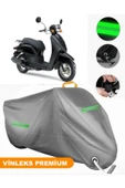 MotoEN  Vinleks Gri Honda Today 50 Uyumlu Motosiklet Brandası Lüx Kalite (Kilit Uyumlu) thumbnail 1