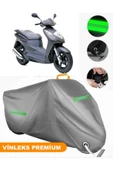 MotoEN  Vinleks Gri Honda Dylan 150 Uyumlu Motosiklet Brandası Lüx Kalite (Kilit Uyumlu) thumbnail 1