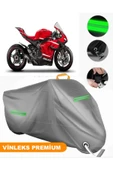 MotoEN  Vinleks Gri Ducati Panigale V4 S Uyumlu Motosiklet Brandası Lüx Kalite (Kilit Uyumlu) thumbnail 1