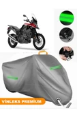 MotoEN  Vinleks Gri Honda VFR 1200 X CrossTourer DCT Uyumlu Motosiklet Brandası Lüx Kalite (Kilit Uyumlu) thumbnail 1