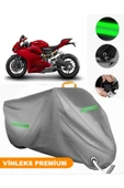 MotoEN  Vinleks Gri Ducati Panigale 899 Uyumlu Motosiklet Brandası Lüx Kalite (Kilit Uyumlu) thumbnail 1