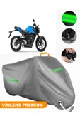 MotoEN  Vinleks Gri Honda CB 125 R Uyumlu Motosiklet Brandası Lüx Kalite (Kilit Uyumlu) thumbnail 1