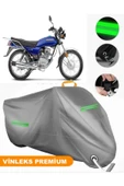 MotoEN  Vinleks Gri Honda CGL 125 Uyumlu Motosiklet Brandası Lüx Kalite (Kilit Uyumlu) thumbnail 1