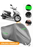MotoEN  Vinleks Gri Honda Activa S Uyumlu Motosiklet Brandası Lüx Kalite (Kilit Uyumlu) thumbnail 1