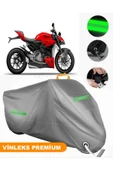 MotoEN  Vinleks Gri Ducati Streetfighter V2 Uyumlu Motosiklet Brandası Lüx Kalite (Kilit Uyumlu) thumbnail 1