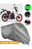 MotoEN  Vinleks Gri Falcon Shark 188 Uyumlu Motosiklet Brandası Lüx Kalite (Kilit Uyumlu) - 1