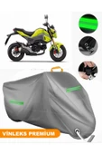 MotoEN  Vinleks Gri Honda MSX 125 Uyumlu Motosiklet Brandası Lüx Kalite (Kilit Uyumlu) thumbnail 1