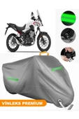 MotoEN  Vinleks Gri Honda NX500 Uyumlu Motosiklet Brandası Lüx Kalite (Kilit Uyumlu) thumbnail 1