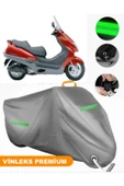 MotoEN  Vinleks Gri Honda FES 250 Foresight Uyumlu Motosiklet Brandası Lüx Kalite (Kilit Uyumlu) thumbnail 1