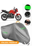 MotoEN  Vinleks Gri Hero Hunk 200R Uyumlu Motosiklet Brandası Lüx Kalite (Kilit Uyumlu) thumbnail 1