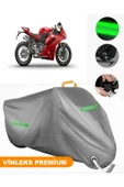 MotoEN  Vinleks Gri Ducati Panigale V2 Uyumlu Motosiklet Brandası Lüx Kalite (Kilit Uyumlu) thumbnail 1