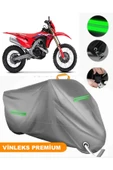 MotoEN  Vinleks Gri Honda CRF 450 X Uyumlu Motosiklet Brandası Lüx Kalite (Kilit Uyumlu) thumbnail 1