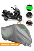 MotoEN  Vinleks Gri Honda FJS 600 Silverwing ABS Uyumlu Motosiklet Brandası Lüx Kalite (Kilit Uyumlu) thumbnail 1