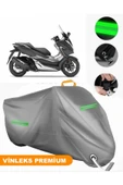 MotoEN  Vinleks Gri Honda NSS300 Forza Uyumlu Motosiklet Brandası Lüx Kalite (Kilit Uyumlu) thumbnail 1