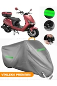 MotoEN  Vinleks Gri Falcon Breeze 125 Uyumlu Motosiklet Brandası Lüx Kalite (Kilit Uyumlu) thumbnail 1